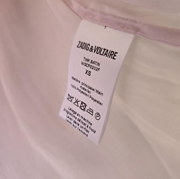 Zadig & Voltaire Pink Blouse NWT Size XS - Picture 9 of 10